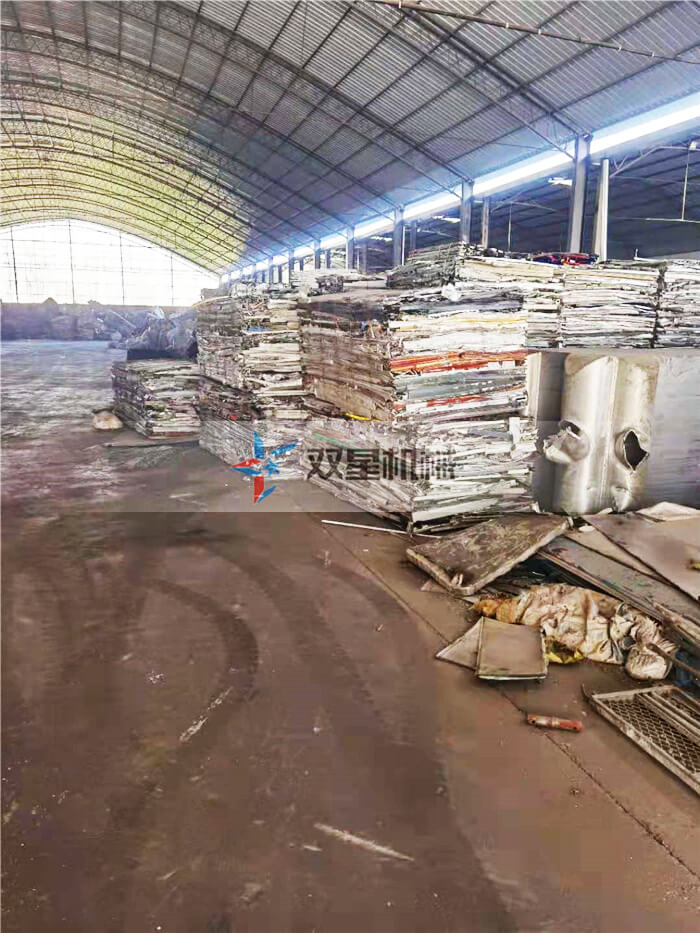斷橋鋁破碎機生產線上海客戶現場實拍